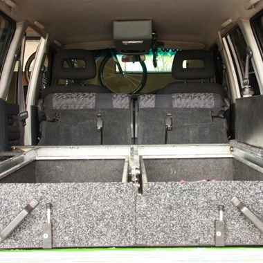 Drawers in now for the slide and top