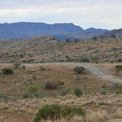 Scenery on the Great Wall of China Road