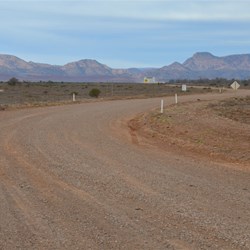 The Brachina Gorge Road from the Main Hawker - Leigh Creek Road