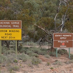 Heading towards Brachina Gorge