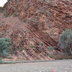 Brachina Gorge rock formations