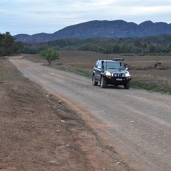 On the Main Brachina Gorge Drive Road