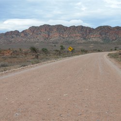 On the Martins Well Road looking east