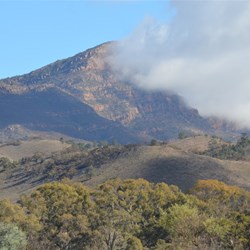 Low cloud cover over St Mary Peak