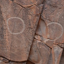 The first of the Aboriginal rock engravings
