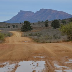 Heading out on the Bunyeroo Gorge Road