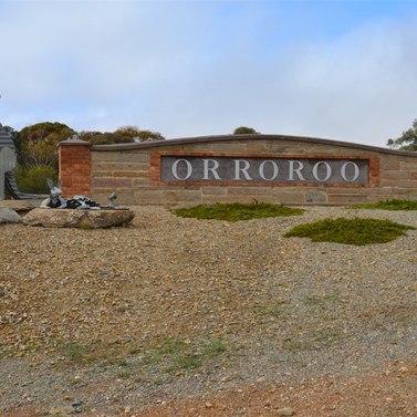 Orroroo Town welcome sign