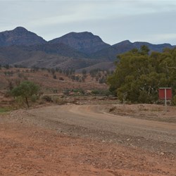 Heading east on the Moralana Scenic Drive