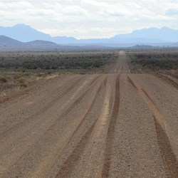 On the old Main Hawker - Cradock Road heading towards Hawker