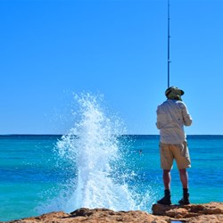 fishing at Osprey Bay