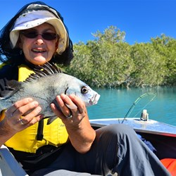 my, as yet unidentified, catch of the day. possible a sweetlips?