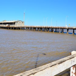 Jetty at Derby is interesting shape and length
