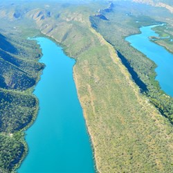 the landscape viewed from the plane