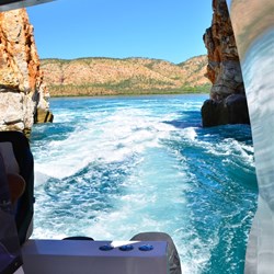 approaching one of the falls
