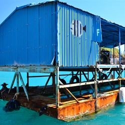 rustic staff accommodation in an idyllic setting