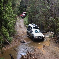 The drive into Montezuma Falls