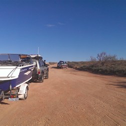 On the Ningaloo access Road