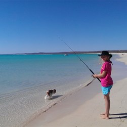 A spot for throwing a line