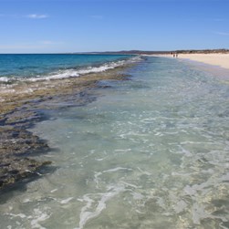 Low tide at the northern point of Sth Lefroy