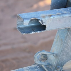 Where the spare wheel should be!!