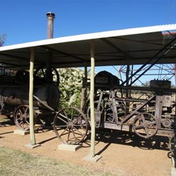 Site of first bore and drilling explained