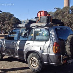 Car all packed & ready to go