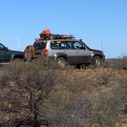 At the top of Bartlett Bluff