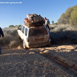 Except deep sand that is