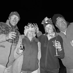 Merriment around the campfire