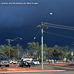 A hell of a lot of rain approaches