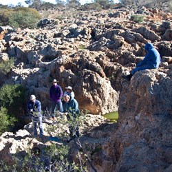 Ian (Mr E) doing a reading from Hann's diary