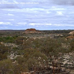 Lunch stop in a breakaway near Lilian Addicott Rock