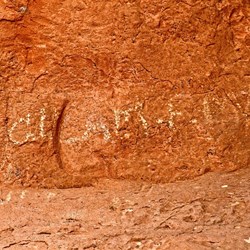 The indecipherable initials