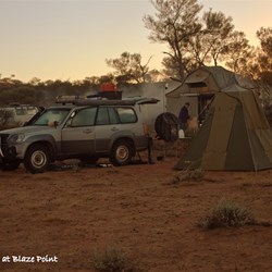 Our camp site set-up