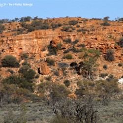 Camped at the foot of the Range