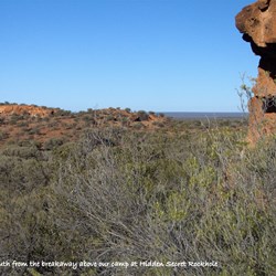 View to the south from the top of the breakaway