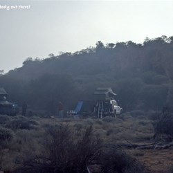 Fog gives an eerie feel to the dawn