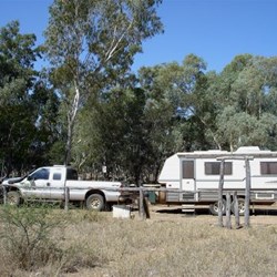 Camped at Lloyd Jones Weir