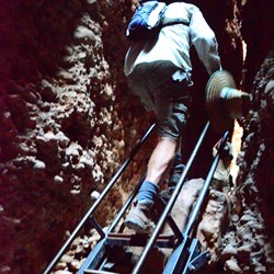 ladder inside Echidna chasm