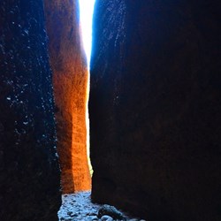 Inside Echidna chasm