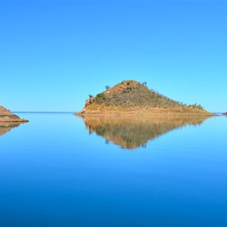 reflections on Lake Argyle
