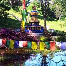 Peace Stupa at Crystal Castle