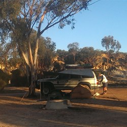 Our final night's camp at Breakaways