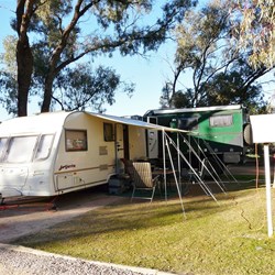 Paringa Caravan Park was booked out
