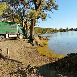 Our campsite near the of Pump House