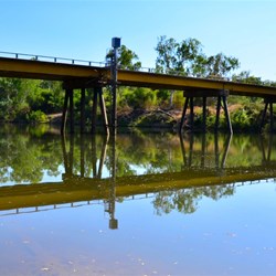 bridge over Mary River..full of crocs