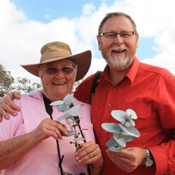 Val & Stephen celebrate their find!