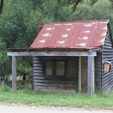 Historic buildings at Woods Point 