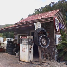 Historic buildings at Woods Point 