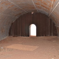 Inside the bunker
